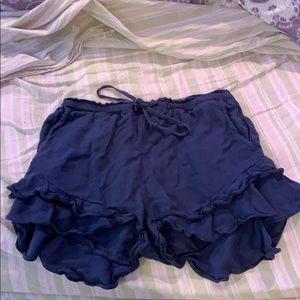 blue flowy shorts from south moon under